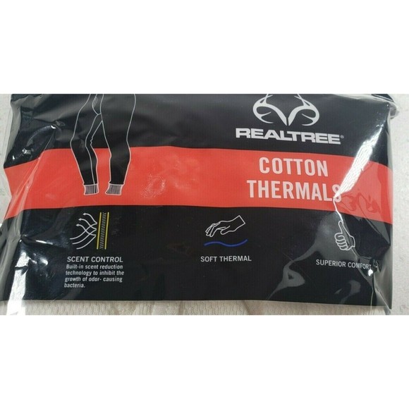 Realtree Men's Heavyweight Cotton Thermal bottom SIZE XL - Picture 4 of 10